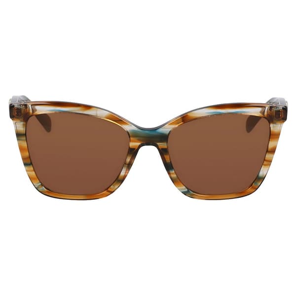 Longchamp Lo742s Solglasögon För Kvinnor Brun Medium Brown 2/CAT3 Man