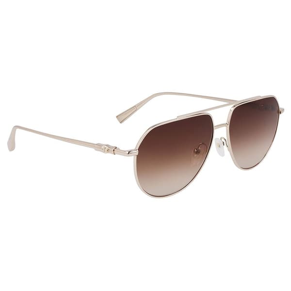 Longchamp 174s Solglasögon För Kvinnor Guld Medium Yellow 7/CAT3 Man
