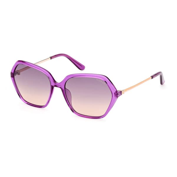 Guess Gu00134 Polariserade Solglasögon För Kvinnor Lila Gradient Or Mirror Violet Man