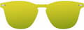 Miniatyrbillede 2 af 4: Unisex Sunglasses Northweek Wall Phantom Ø 45 mm Yellow Black