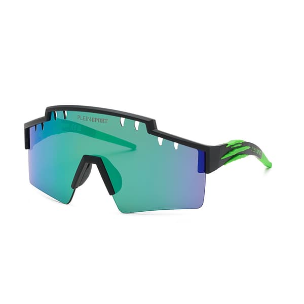 Philipp Plein Sport Ssp001 Solglasögon Svart Smoke Multilayer Green / CAT3 Man