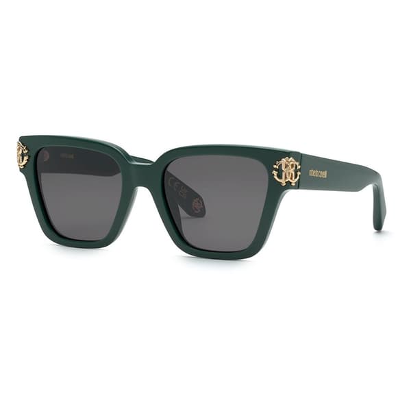Roberto Cavalli Src066m Solglasögon För Kvinnor Grönt Smoke / CAT3 Man