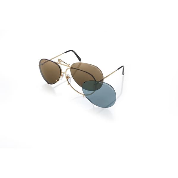 Porsche Design P8478 Aurinkolasit Kultainen Brown / CAT3 Mies