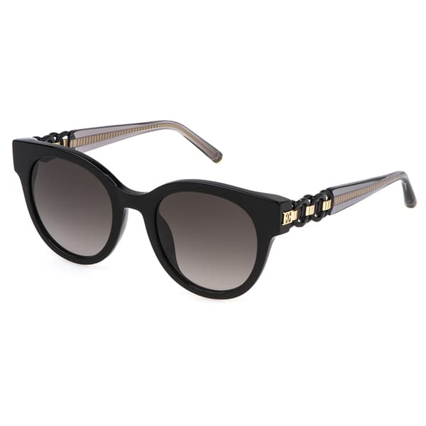 Escada Sese63 Solbriller Til Kvinder Sort Smoke Gradient Smoke/CAT3 Mand
