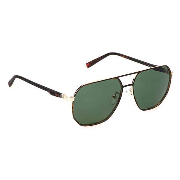 Fila Sfi892 Solglasögon Svart Green/CAT3 Man