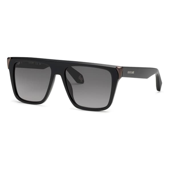 Roberto Cavalli Src094m 57 Mm Solglasögon Svart Smoke/CAT3 Man