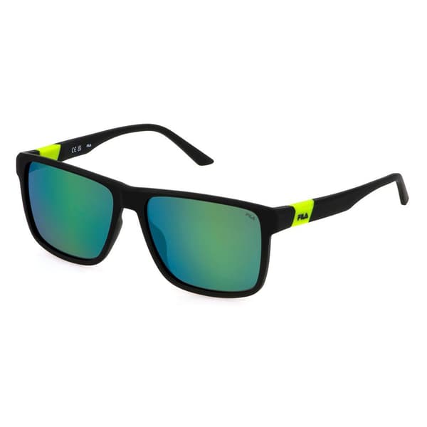 Fila Sfi522 Polariserade Solglasögon Svart Smoke Multilayer Green / CAT3 Man