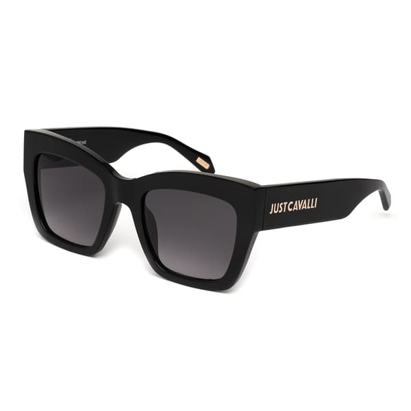Just Cavalli Sjc102 Solglasögon För Kvinnor Svart Smoke Gradient/CAT3 Man