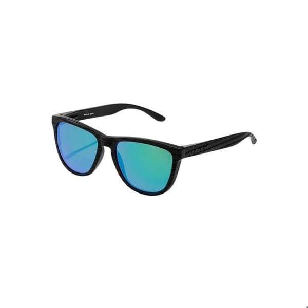 Sunglasses - Hawkers - One Raw Carbon - Polarized - Black Color - Blue Lenses