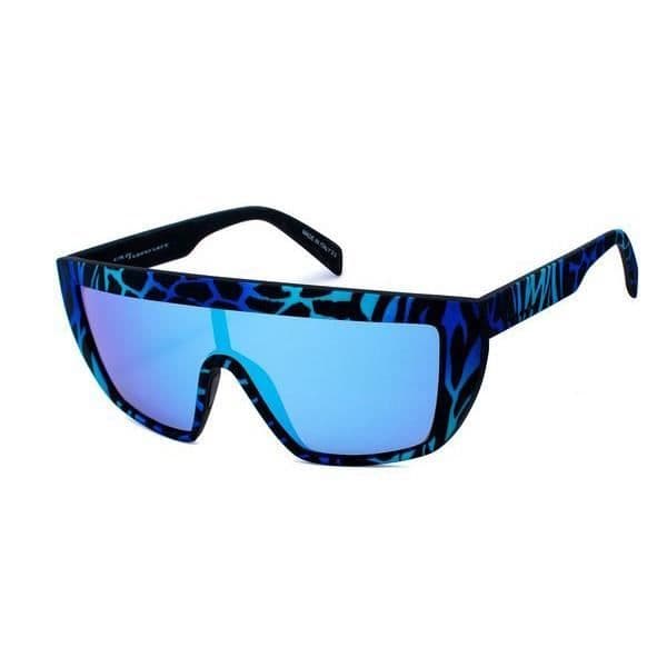 Solsken - Italia Independent - 0912-ZEF-022 - Acetat - Blå Svart - Skydds kategori 3