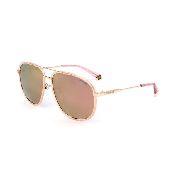 Solsken - Polaroid - 6118/G/S - Wayfarer - Metall - Kategori 3 - Roséguld