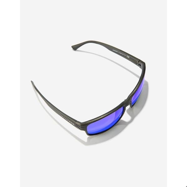 Solsken - Hawkers - Faster Raw Carbon Fiber - Unisex - Blå spegelglas - UV400 skydd