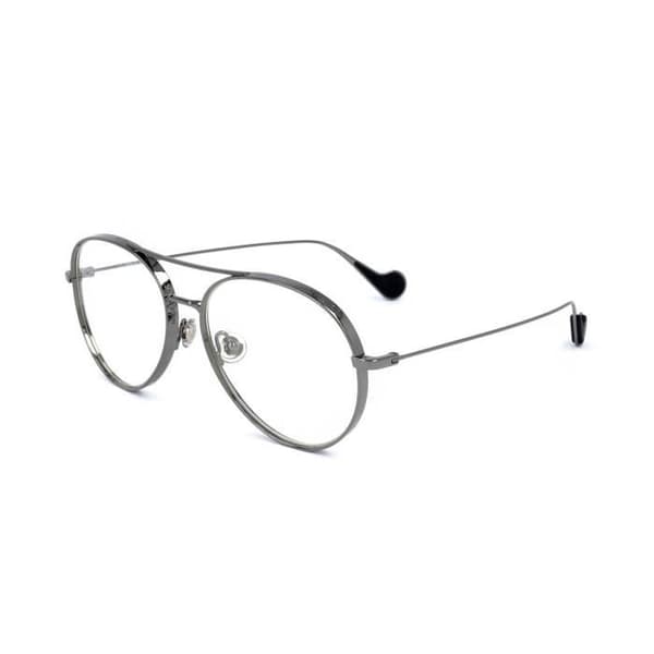 Solglasögon - MONCLER - ML0121 - 008 SHINY GUNMETAL - Pilotstyle - Metall - Unisex