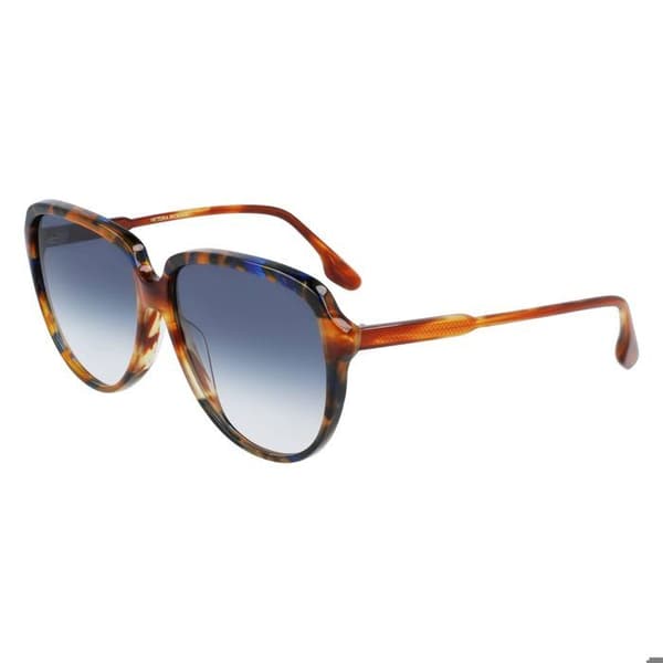 Solsken - Victoria Beckham - VB618S-212 - Färg havana - Bruna glas - Chic stil