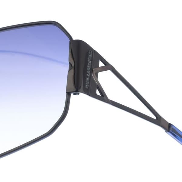Solsken - KARL LAGERFELD - KL339S - Metall - Grå - Svart - UV 100%