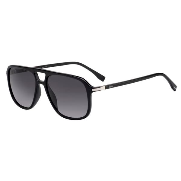 Solglasögon - Hugo Boss - BOSS 1042-S-IT 807 9O - Svart Glansig - Grå Gradient - Aviator
