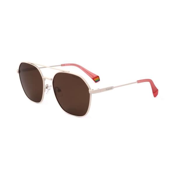 Polaroid Solglasögon PLD 6172/S 57/17/140 10A BEIGE STAINLESS STEEL UNISEX PLD SUN PLD 6172/S 10A 57 17 140