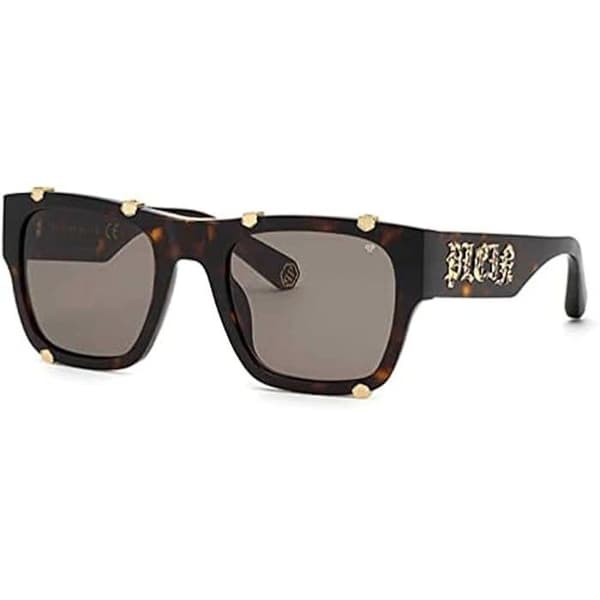Solglasögon - PHILIPP PLEIN - SPP042W - Shiny Dark Havanna - Fyrkantig - Chic