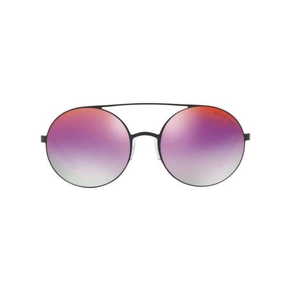 Solglasögon - Michael Kors - MK-1027 - Glänsande svart - Grågrön spegel - UV 3