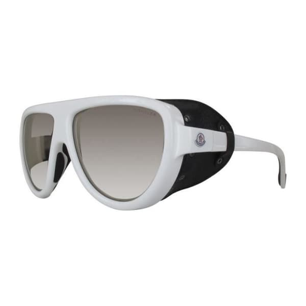 Solglasögon - MONCLER - ML0089-21C-57 - Resin - Vit - UV 3