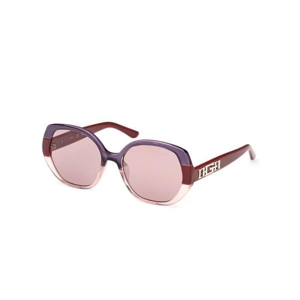 Solförsedda glasögon - Guess - GU7911 - 71Y bordeaux/randig - Dam - Resin