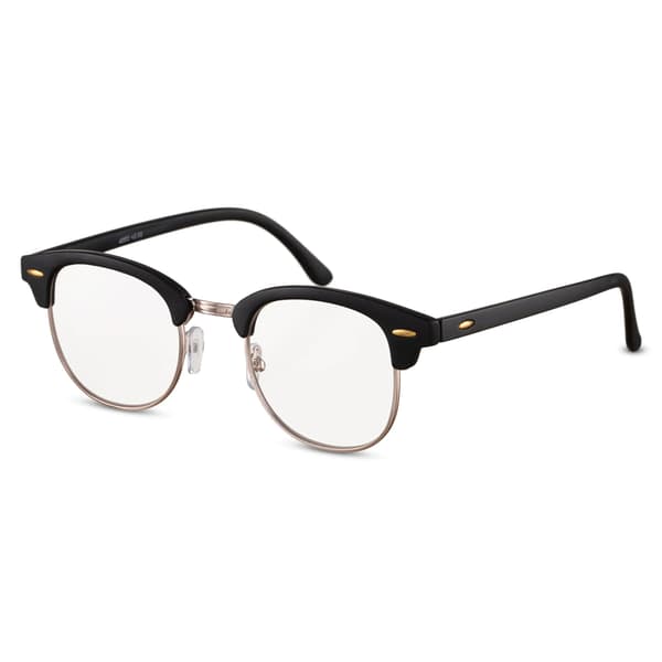 Lesebrille +1,50 med matt svart innfatning