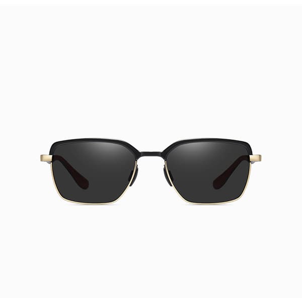 INF Stilfulde solbriller - A766 Gunmetal stel med grå linser