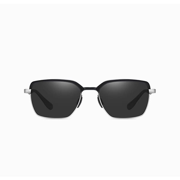 INF Stilfulde solbriller - A766 Gunmetal stel med grå linser