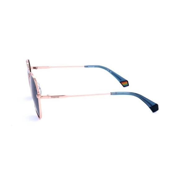 Polaroid Solglasögon PLD 6211/S/X 57/17/145 PEF GULD GRÖN ROSTFRITT STÅL UNISEX PLD SUN PLD 6211/S/X PEF 57 17 145