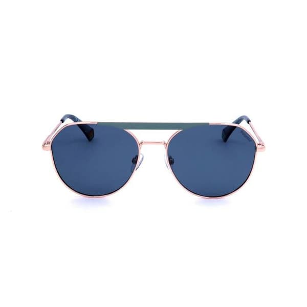 Polaroid Solglasögon PLD 6211/S/X 57/17/145 PEF GULD GRÖN ROSTFRITT STÅL UNISEX PLD SUN PLD 6211/S/X PEF 57 17 145