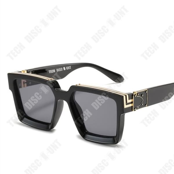 TD® Solglasögon med stor ram Retro Fashion Lyxiga Lättviktiga fashionabla solglasögon för män