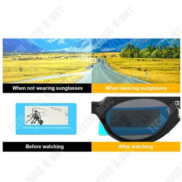 TD® Solglasögon Europa och Amerika Retro Cat's Eye Plate Dam utomhussport Polariserade solglasögon