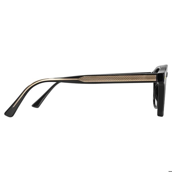 Svart Fyrkantiga Solglasögon CV3037 Transparenta UV400 Linser
