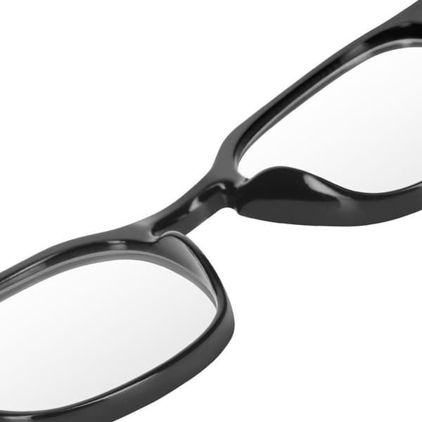 Svart Fyrkantiga Solglasögon CV3037 Transparenta UV400 Linser
