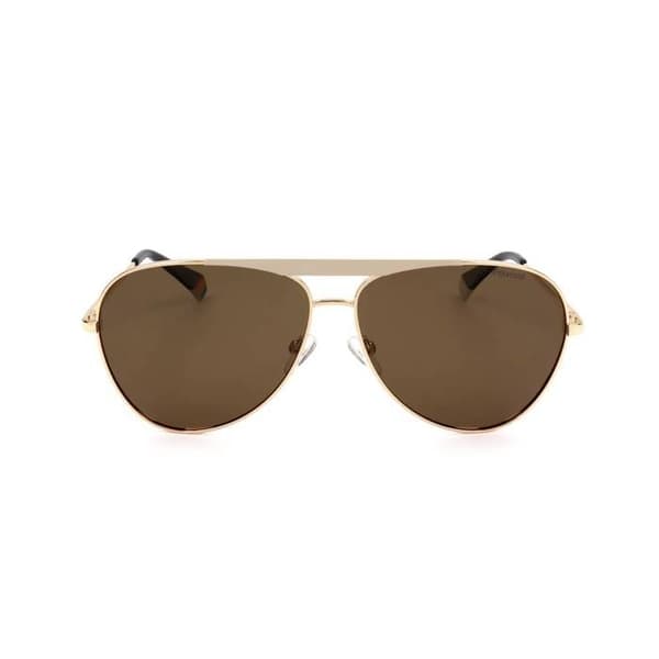 Polaroid solglasögon PLD 6200/S/X 61/12/145 Y3R GULD IVORY ROSTFRITT STÅL UNISEX PLD SUN PLD 6200/S/X Y3R 61 12 145