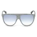 Miniatyrbilde 2 av 3: Solbriller for Kvinner Victoria's Secret PK0015-21A ø 59 mm Hvit