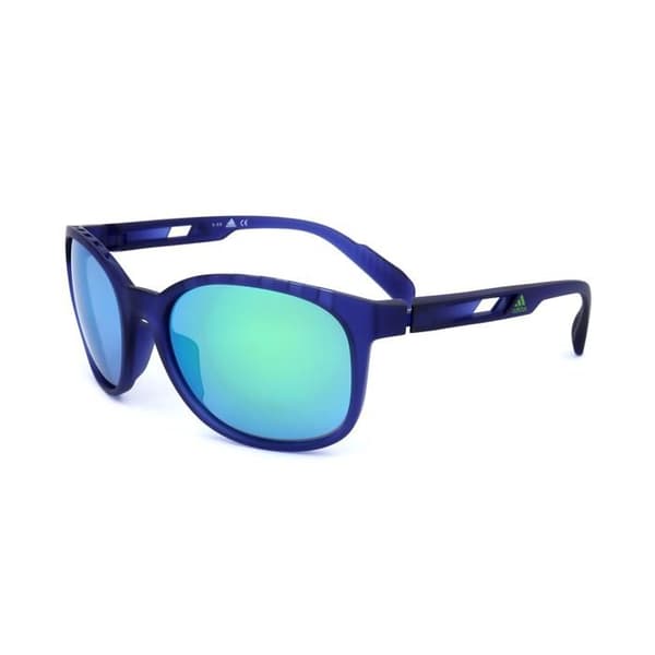 Solförmörkande adidas sport SP0011 58/18/130 91C MATTE BLÅ INJEKTERAD UNISEX ASP SOL SP0011 91C 58 18 130
