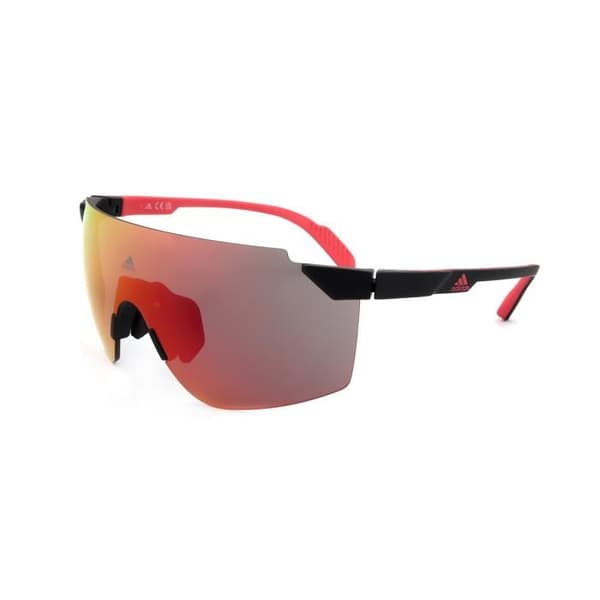 Solförmörkande Glasögon Adidas Sport SP0056 00/00/140 02L MATTSVART INJICERAD MAN ASP SUN SP0056 02L 00 00 140