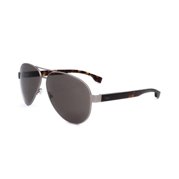 Solfilter Hugo Boss BOSS 1560/O/S 63/11/140 R81 MATTE RUTHENIUM ROSTFRITT STÅL MAN HUB SUN BOSS 1560/O/S R81 63 11 140