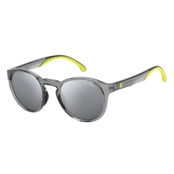 Solsken glasögon för herr CARRERA CARRERA 8056/S - Grå/Silver - Injekterad/propionat - Rund