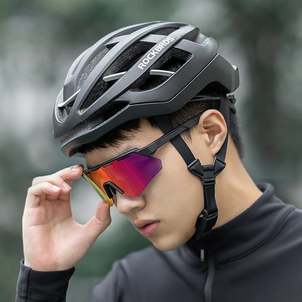 Rockbros Polariserade Cykelglasögon med UV-skydd - Svart