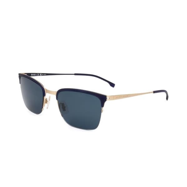 Sunglasses Hugo Boss BOSS 1244/S 55/22/150 NUC MATT BLÅ GULD ROSTFRITT STÅL MAN HUB SUN BOSS 1244/S NUC 55 22 150