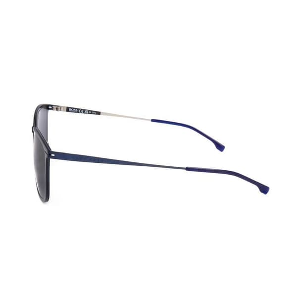 Solsögon Hugo Boss BOSS 1243/S 55/21/150 IPQ MATT BLÅ BLÅ ROSTFRITT STÅL MAN HUB SUN BOSS 1243/S IPQ 55 21 150