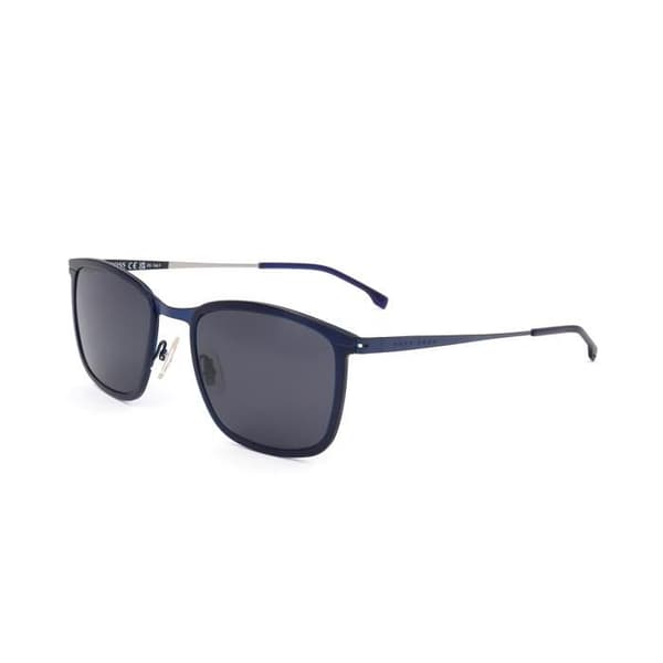 Solsögon Hugo Boss BOSS 1243/S 55/21/150 IPQ MATT BLÅ BLÅ ROSTFRITT STÅL MAN HUB SUN BOSS 1243/S IPQ 55 21 150