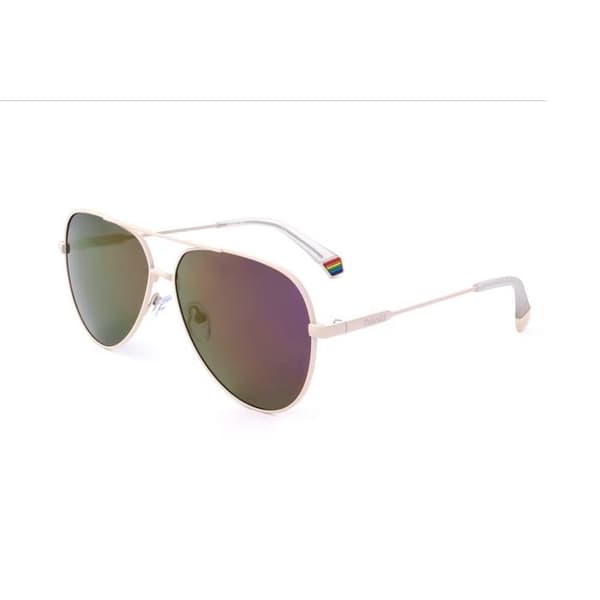Solglasögon Polaroid PLD 6187/S 60/14/145 SZJ IVORY ROSTFRITT STÅL UNISEX PLD SUN PLD 6187/S SZJ 60 14 145