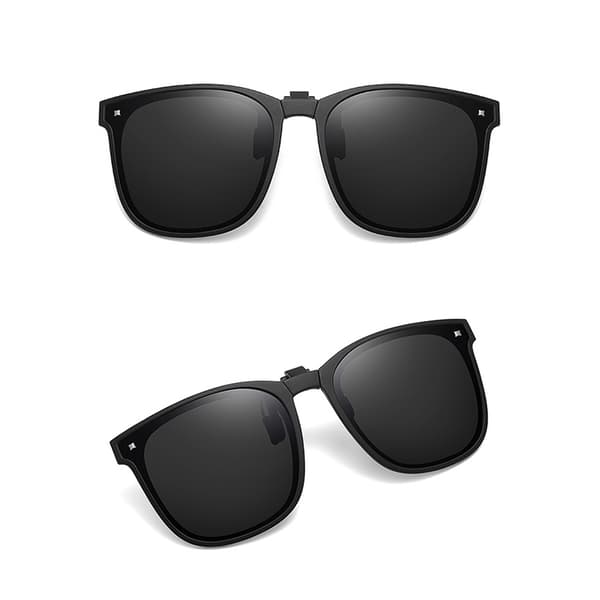 INF Polaroid Clip-on Solbriller til Myopi & Udendørs Brug Sort