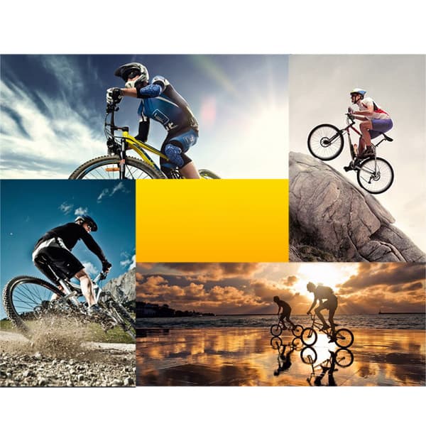 INF UV400 Udendørs sports solbriller til cykling og ridning Gul