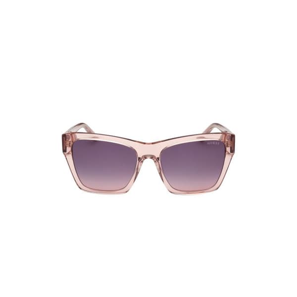 Solglasögon - Guess - 00113 - Ljusbeige - Gradient lila linser - Kaliber 55