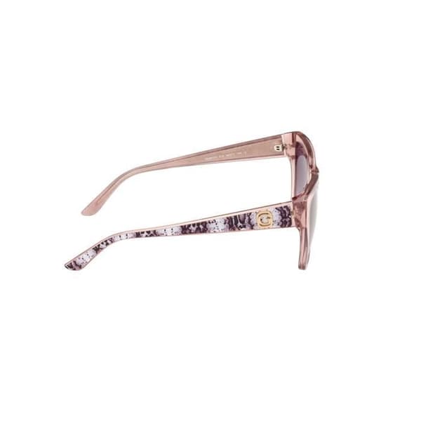 Solglasögon - Guess - 00113 - Ljusbeige - Gradient lila linser - Kaliber 55