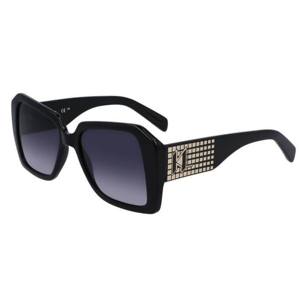 Solglasögon - KARL LAGERFELD - KL6140S - Svart - Klassisk - Plast - Dam